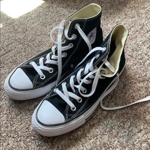 Black Hightop Converse